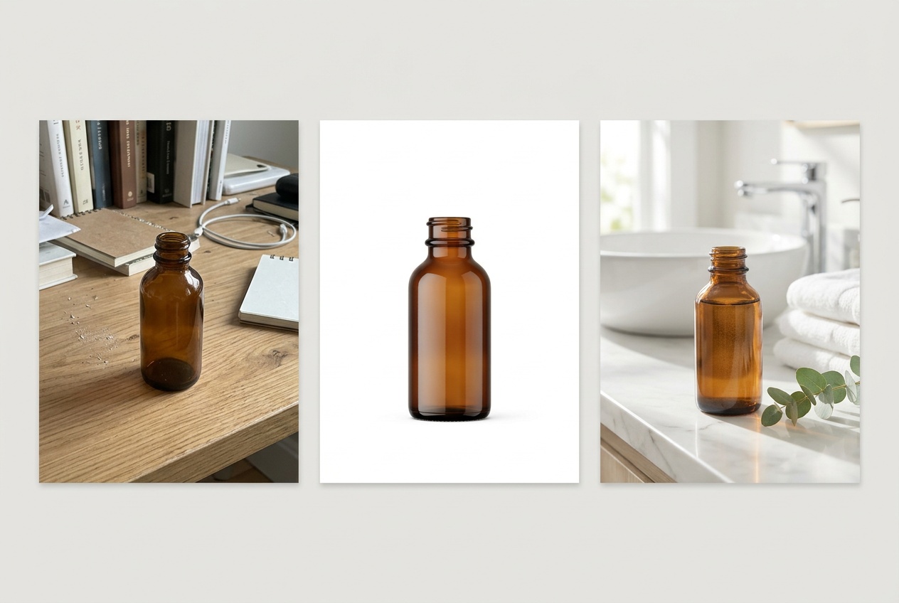 From phone snapshot to clean cutout to lifestyle scene: the three stages of preparing a product visual for ad creatives.
