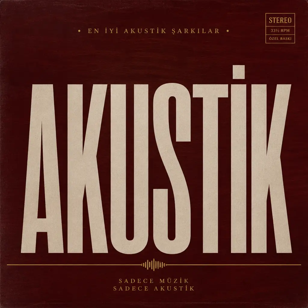 AKUSTIK plak kapağı