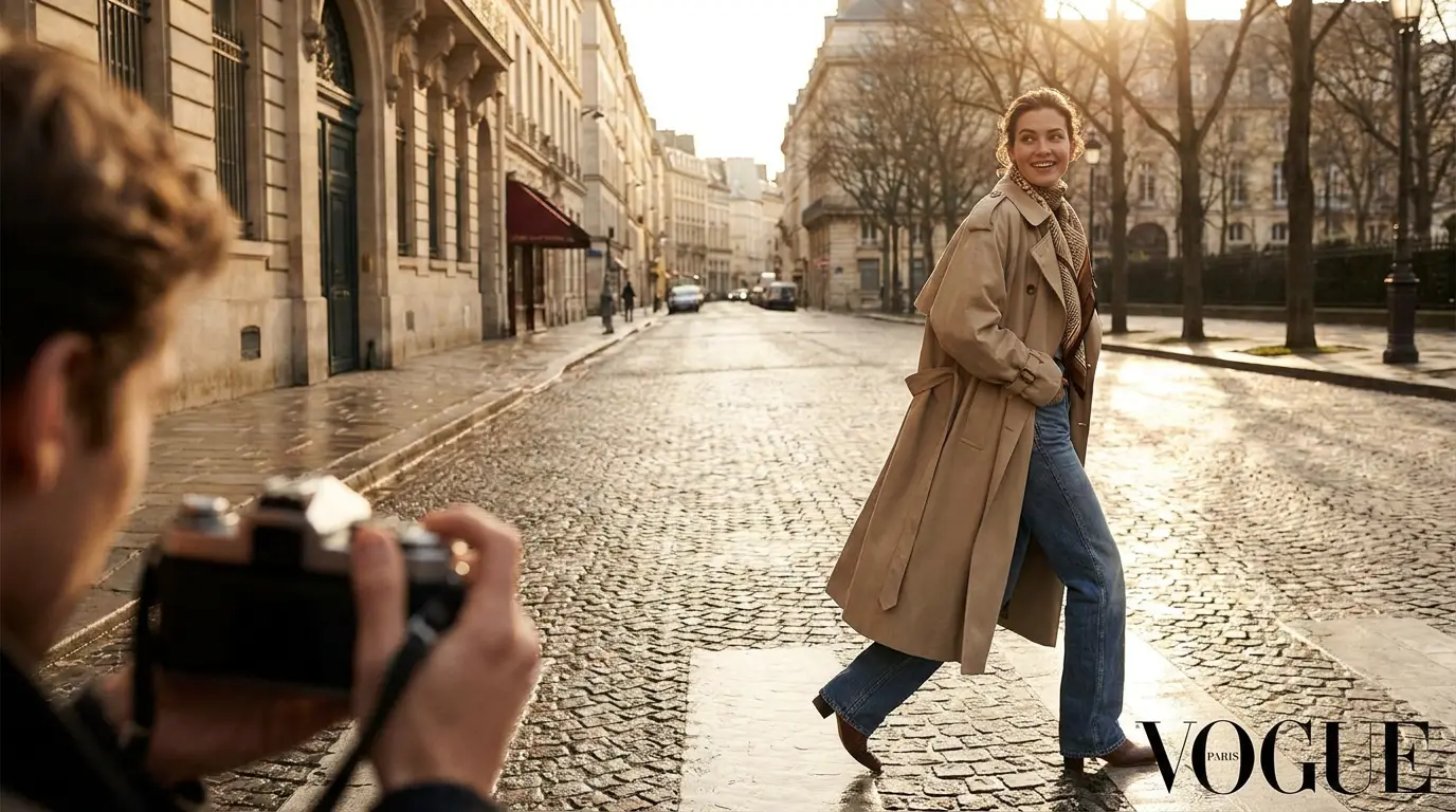 AI-generated fashion photography example 2
