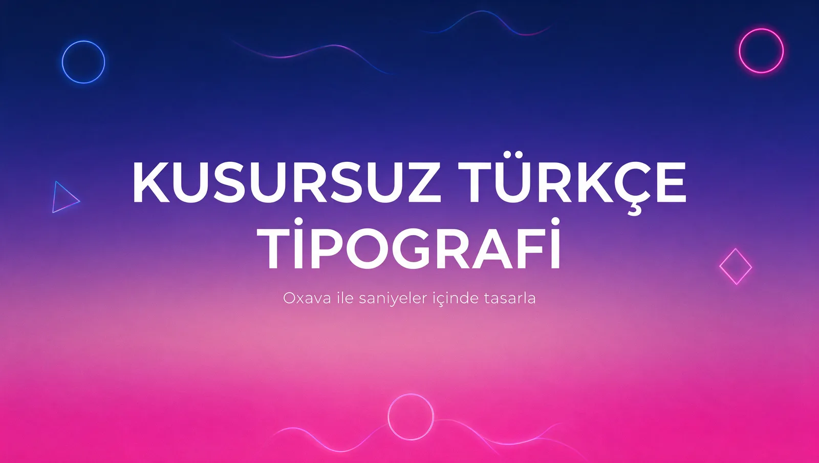 Typography design generated with Seedream 5 Pro: a 'Kusursuz Türkçe Tipografi' headline with crisp, legible Turkish characters